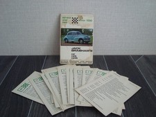 1968 Morris Minor 1000 Service Your Own Car 20 Car Care Cards Jack Brabham's