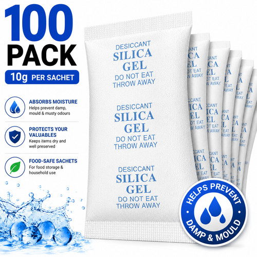 100 10g silica gel sachets - x,