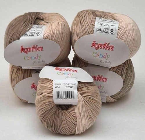 50g browns katia candy - browns, for