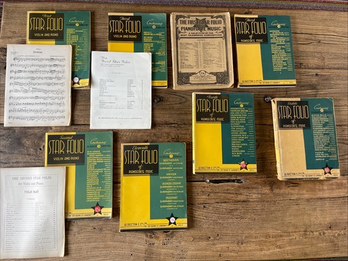 Vintage star folio piano - vintage,