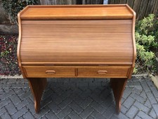 Vintage Roll Top Writing Desk