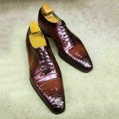 Men handmade maroon - handmade,