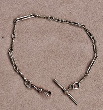 Antique Solid 9ct Gold Pocket Watch Albert Chain