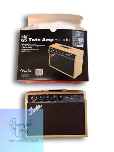 Fender mini twin amp - fender, blonde
