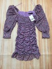 Womens Zara Purple Draping