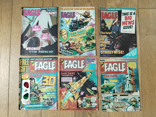 Eagle comic job lot 1983 - eagle,