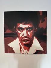 Scarface Canvas On Frame By George Ioannou With Certificate .. Rare… Al Pacino