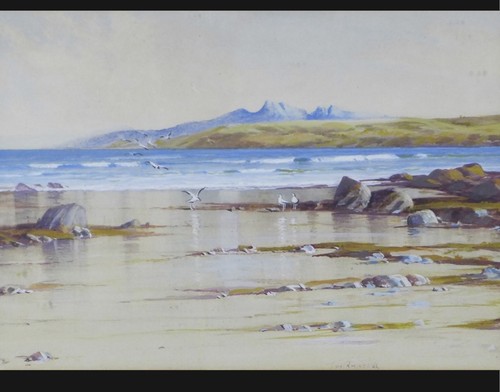Scottish watercolour painting - scottish,