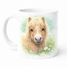 Pony Watercolour Mug Brew Crew
