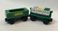 Recycling truck and wagon - truck,