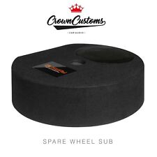 6X9"  SPARE WHEEL SUBWOOFER MUSWAY MW300Q 400 WATTS  PASSIVE BASS ENCLOSURE