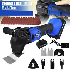 Cordless Oscillating Multi-tool Variable Speed Body 21V Battery Blades Tools Set