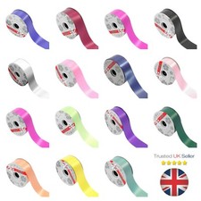 Poly Ribbon 2" 50mm wide Crafts Wedding Floristry Gift Decoration Waterproof UK
