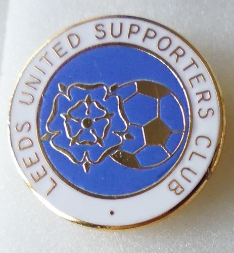 Leeds united football enamel - united,
