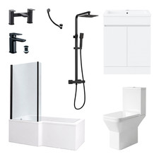 Bathroom suite shower - shower, tub
