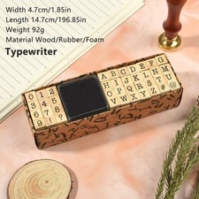 40PCS / Set Wood Rubber Stamps