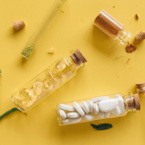 10pcs small glass bottles with - 10pcs,