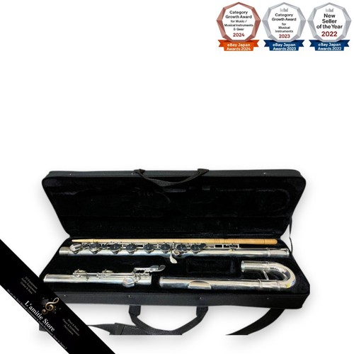 Playtech bass flute with hard - flute,