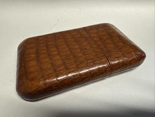 Rothmans Crocodile Leather Cigar Holder