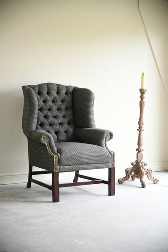 Georgian style wing arm - wing, chair