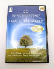Who Do You Think You Are? Family Tree Maker Windows PC CD-ROM 