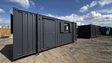 21x8ft SITE OFFICE / CANTEEN / SITE CABIN / PORTABLE BUILDING / JACK LEGS