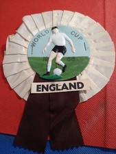 1966 WORLD CUP VINTAGE ENGLAND ROSETTE