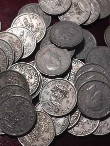 One shilling coins - 50,