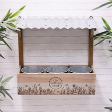 3 Metal Plant Herb Flower Pot