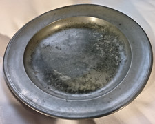 c1830? PEWTER CHARGER - C. L