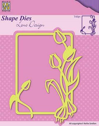 Tulips cutting die lene - cutting,