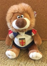 Vintage Posh Paws Soft Toy Plush Beanie Lucky Lion Football No 9 Plush 11”