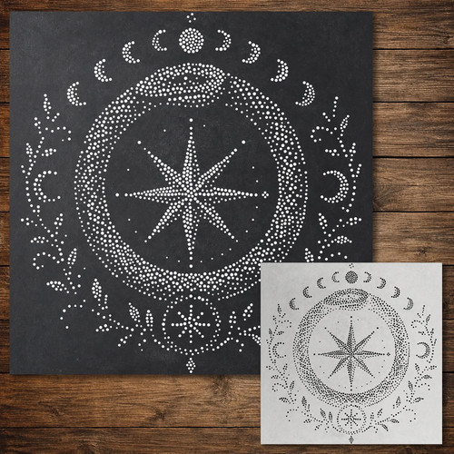 Celestial ouroboros stipple - celestial,