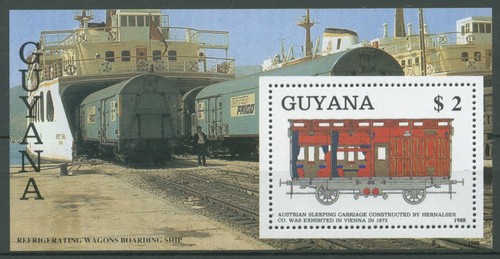 Guyana 1989 railway - guyana, sleeper