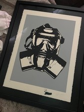 Blek le rat Hand Sprayed Print