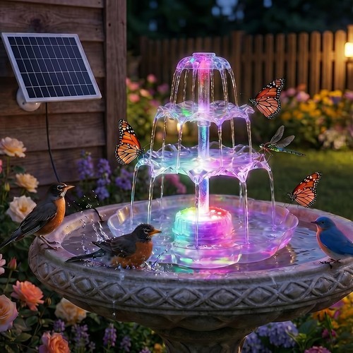 Aisitin solar fountain - 6.5w,