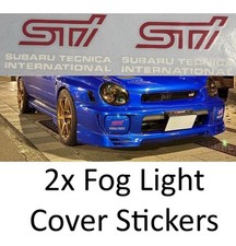 Subaru STI Fog Cover Stickers