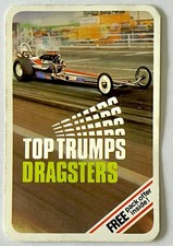Top Trumps: Dragsters (by Dubreq) - Vintage 1977-1979 manufacture