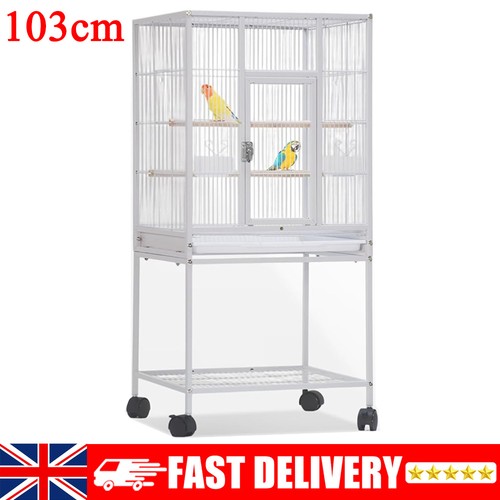 Large bird cage metal parrot - large,