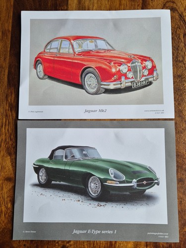 Jaguar type art mk2 2 - e-type, art,