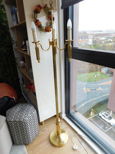 Vintage Brass Standard Lamp