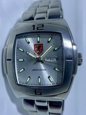 Wales Welsh FA watch Limited Edition Of One All Stainless Steel Barrel Shape