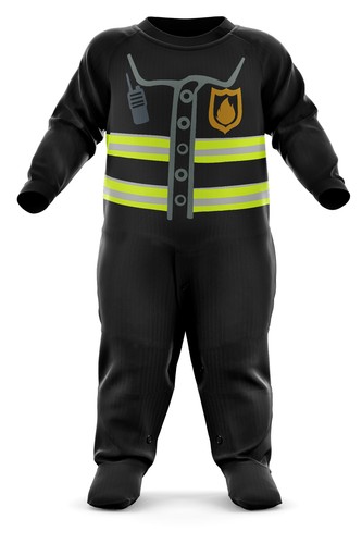 Baby fire fighter costume - fire,