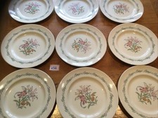 Set Of 9 Royal Doulton Fairfield Dinner Plate  26 Cm Diameter