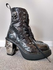 New Rock Calf Boots High Heels