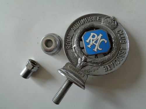Vintage rac car badge - vintage,