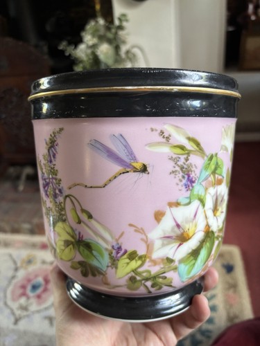 French hand painted antique - hand,