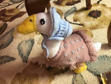 Hand Knitted Beatrix Potter Jemima Puddle Duck Large