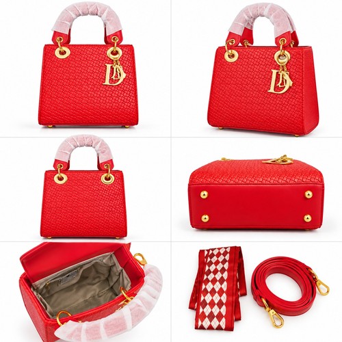 Red mini handbag shoulder - red,