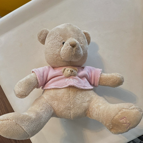 Fao schwarz beige teddy bear - fao,